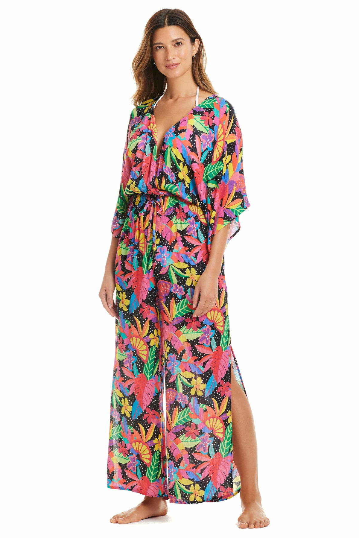 Extra Bold  Premium Jumpsuit With Side Pockets - Bleu Rod Beattie