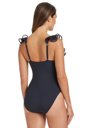 Frill Seeker Over The Shoulder One Piece Swimsuit