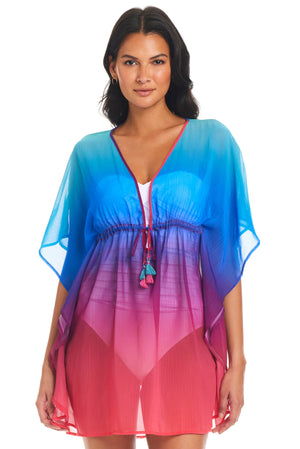 Heat Of The Moment Caftan Cover-Up - Bleu Rod Beattie