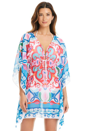 Ibiza Bohemia Caftan Cover Up Ibiza Bohemia Print / S
