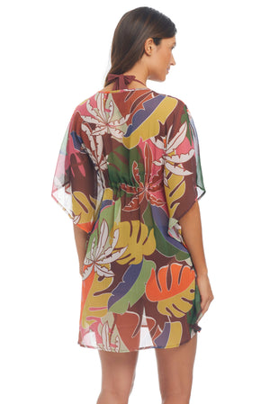 Island Life Chiffon Caftan Cover Up