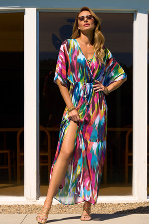 Keep It Moving Long Cover Up Dress