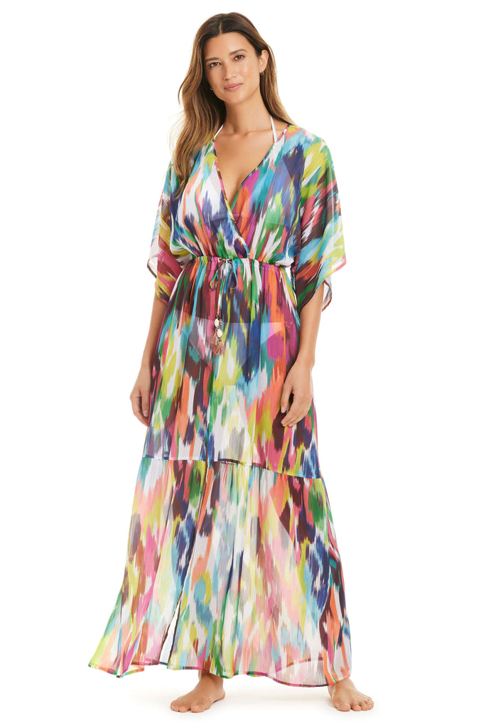floral pink maxi dress for women Floral Summer Maxi Dress Floral Print / L