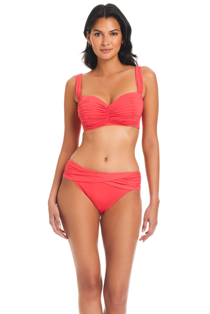 Kore Tie Front Bikini Top D-DD Cups