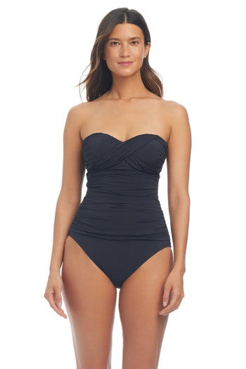 Kore Twist Bandeau One-Piece Swimsuit