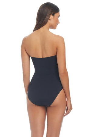 Kore Twist Bandeau One-Piece Swimsuit