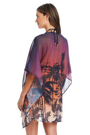 La Caleta Sunset Caftan Coverup