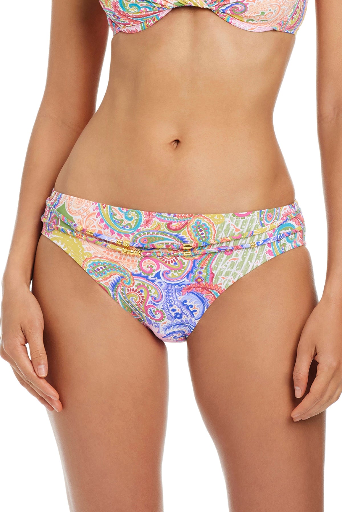 La Vida Bohemia Belted Hipster BikiniBottom