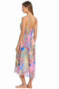 La Vida Bohemia Over-The-Shoulder Dress Coverup
