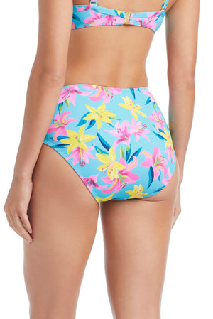 Lush Life High Waist Bikini Bottom - Bleu Rod Beattie