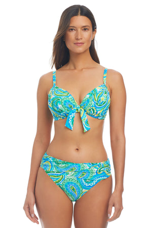 More Is More Tie Front Underwire Bikini D Bra