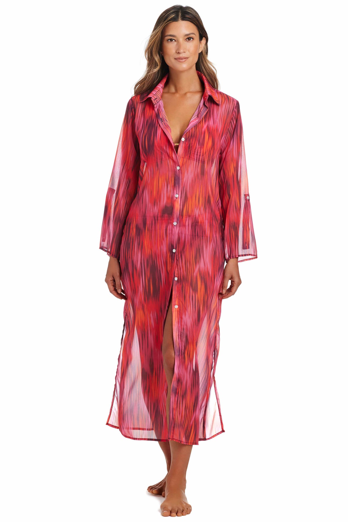 Next Wave Long Shirt Coverup