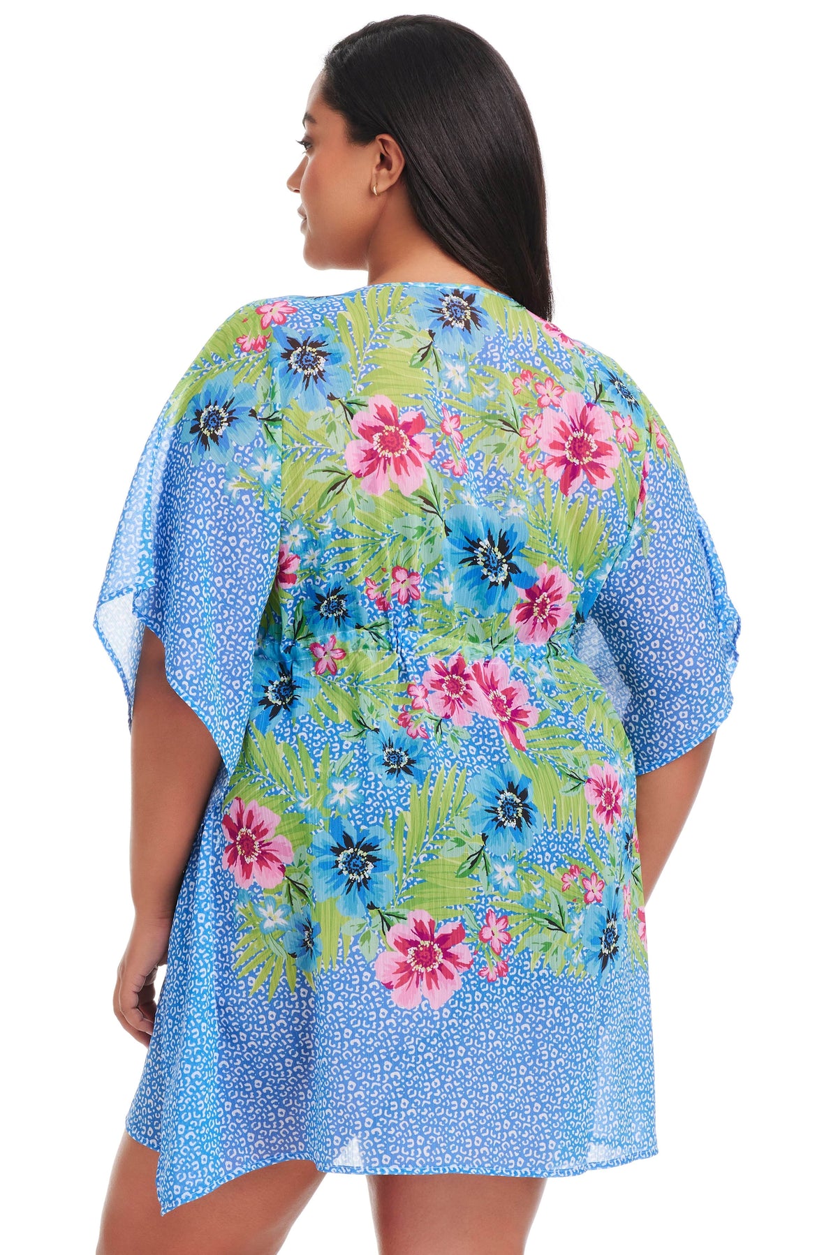Plus Size Let's Get Away Caftan Coverup - Bleu Rod Beattie