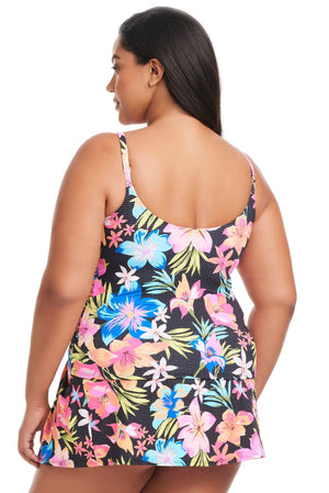 NEW! Plus Size Sweet Escape Scoop Neck Tankini Top