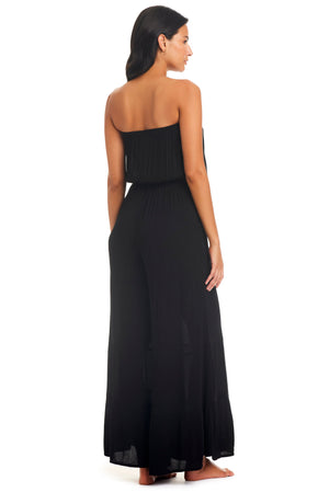 Pool Party Blouson Tiered Palazzo Pant Coverup
