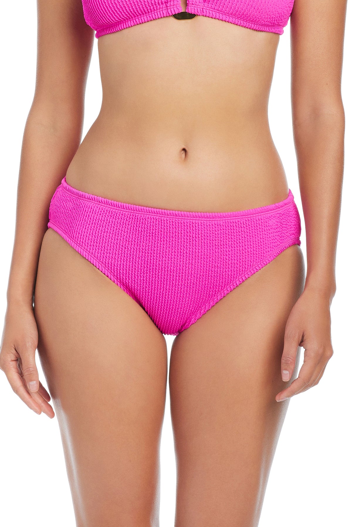 Pucker Up Basic Hipster Bikini Bottom - Bleu Rod Beattie