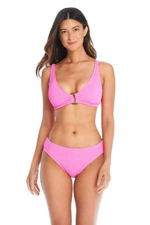 Pucker Up Bikini Bra with Removable Cups - Bleu Rod Beattie