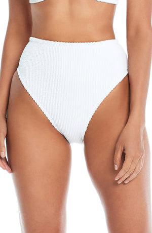 Pucker Up Hi-Waist Bikini Bottom - Bleu Rod Beattie