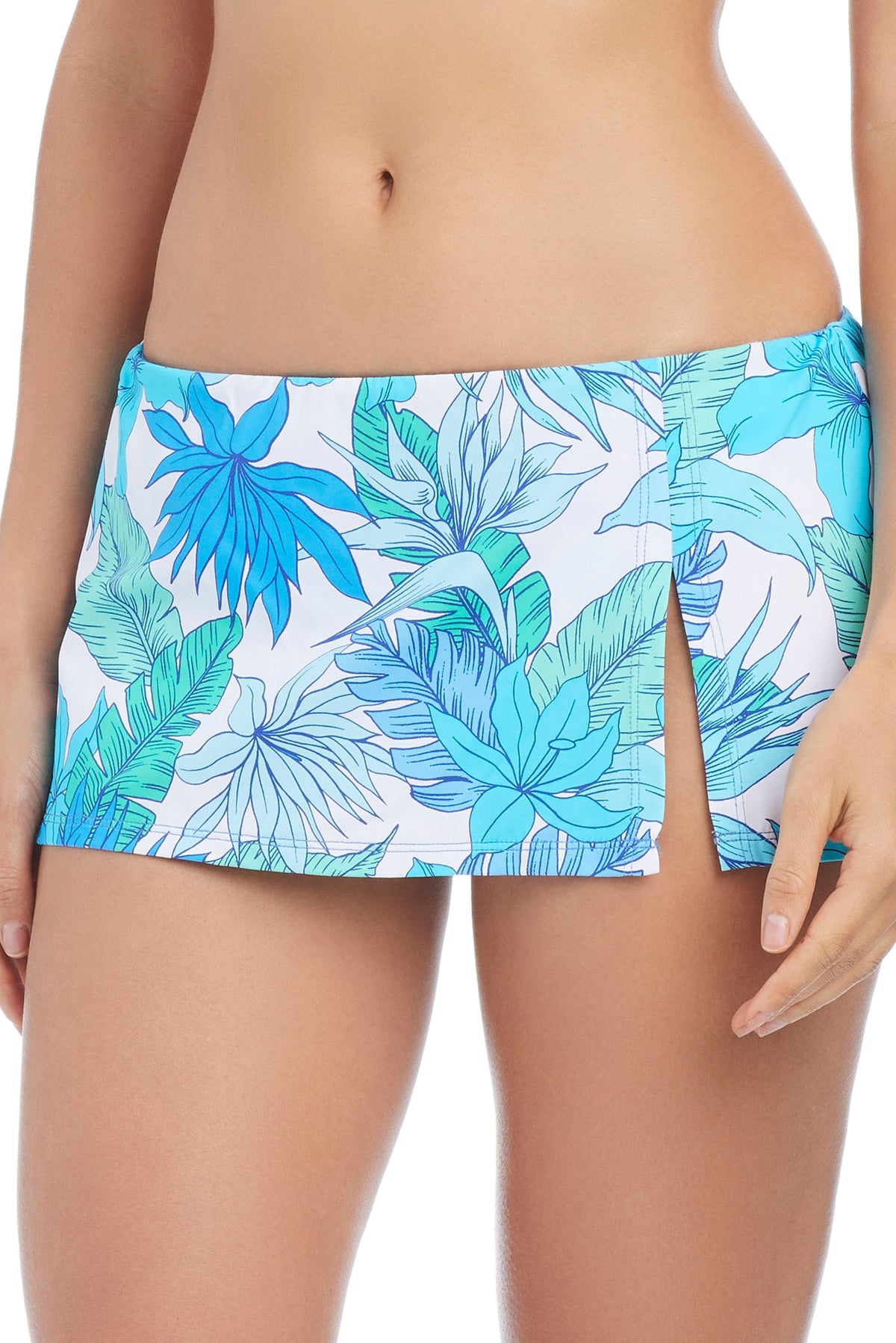 Blue Bleu Rod Riviera Retreat skirted hipster bikini bottom with a stylish, full-coverage design and comfortable fit.