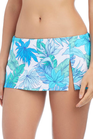 Blue Bleu Rod Riviera Retreat skirted hipster bikini bottom with a stylish, full-coverage design and comfortable fit.