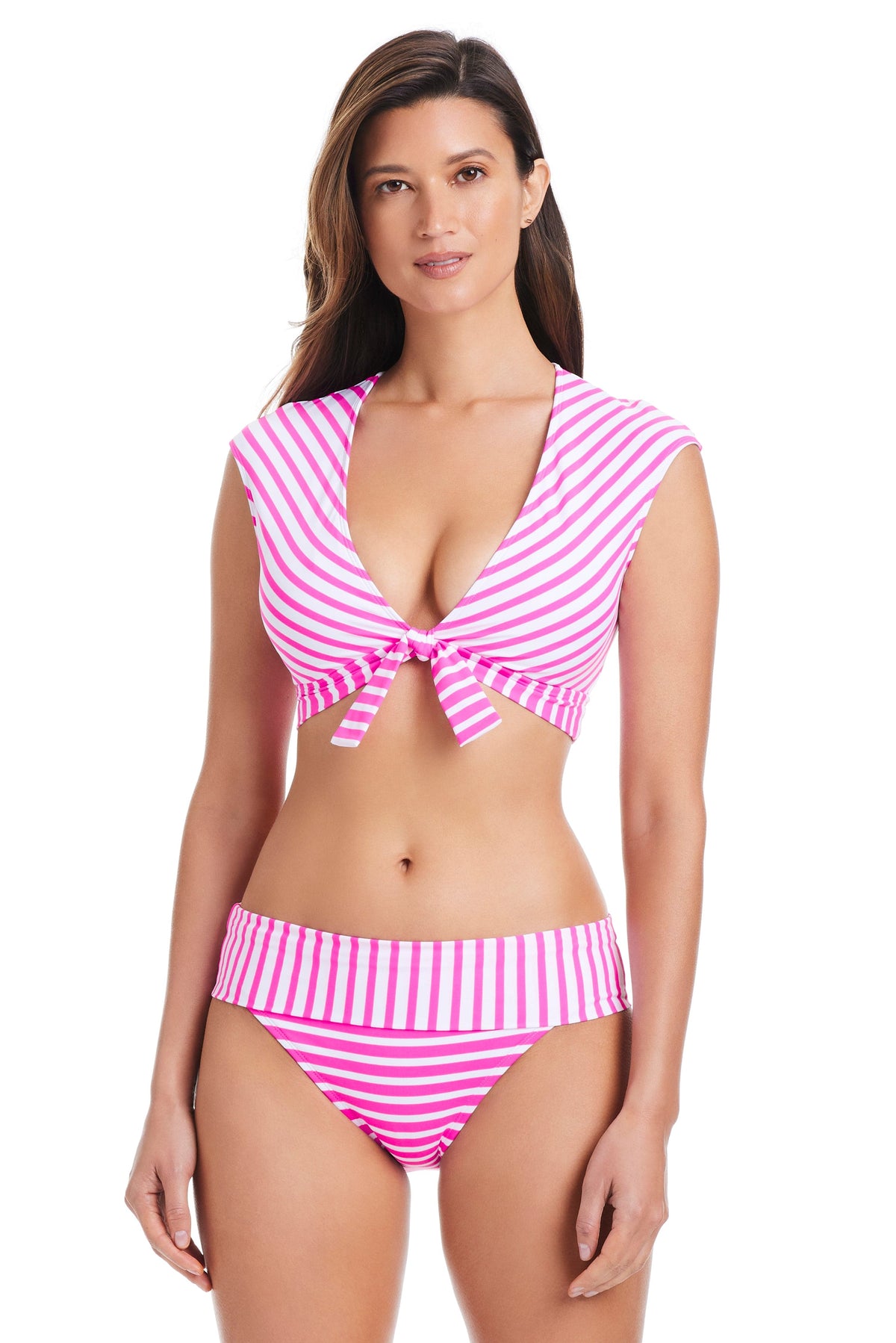 Smooth Operator Exclusive Cap Sleeve Bikini Top - Bleu Rod Beattie