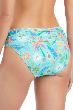 Blue Bleu Rod Summer Solstice bikini bottom, hipster style, with a comfortable fit and vibrant summer design.