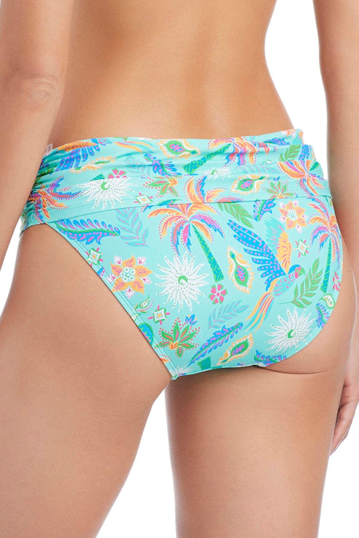 Blue Bleu Rod Summer Solstice bikini bottom, hipster style, with a comfortable fit and vibrant summer design.