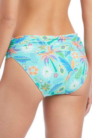 Blue Bleu Rod Summer Solstice bikini bottom, hipster style, with a comfortable fit and vibrant summer design.