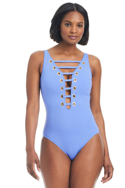 The LIMITED EDITION Hole In One Swimsuit - Bleu Rod Beattie