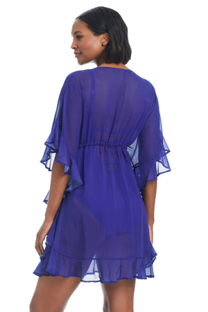 The LIMITED EDITION Gypset Caftan Swimsuit Cover Up - Bleu Rod Beattie
