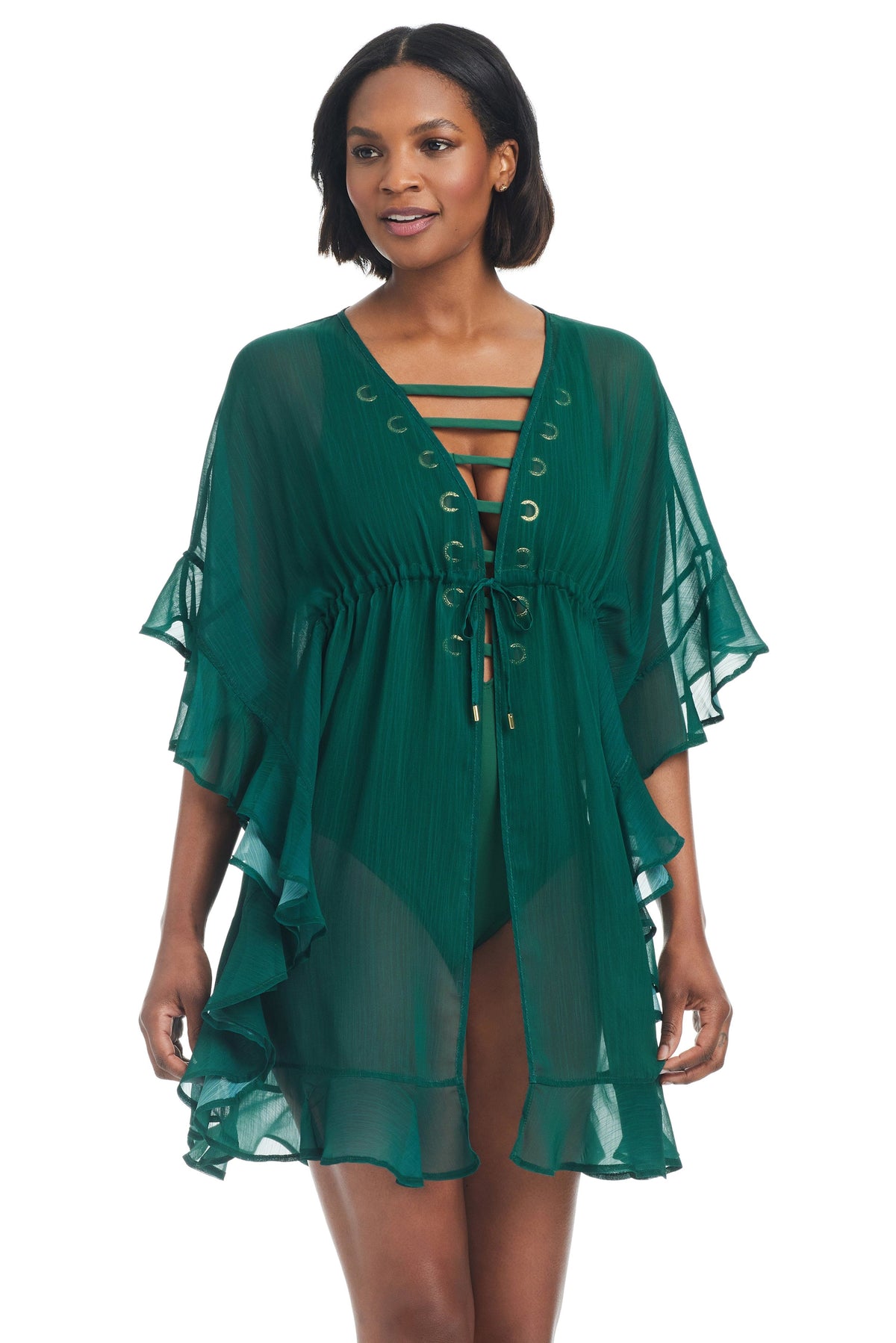 The LIMITED EDITION Gypset Caftan Swimsuit Cover Up - Bleu Rod Beattie