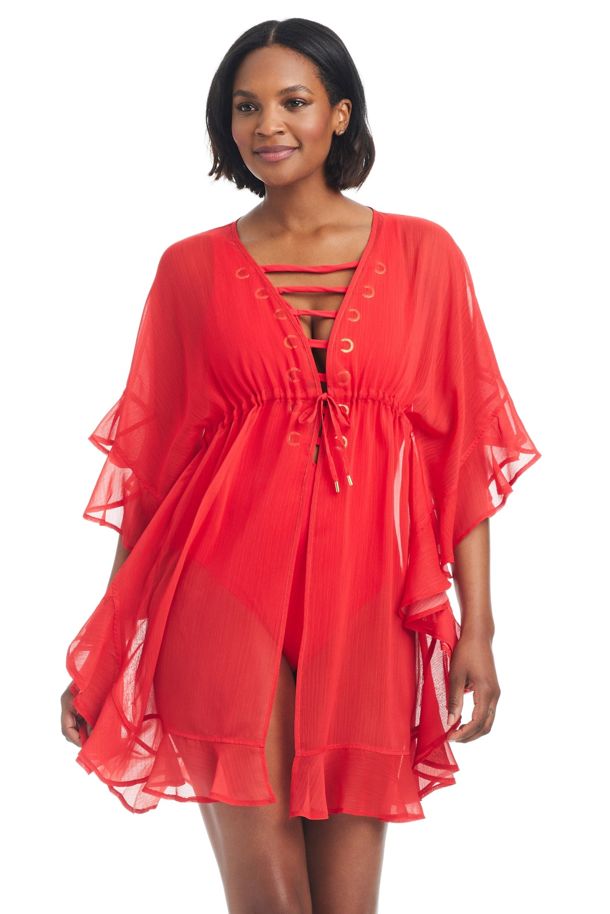 The LIMITED EDITION Gypset Caftan Swimsuit Cover Up - Bleu Rod Beattie