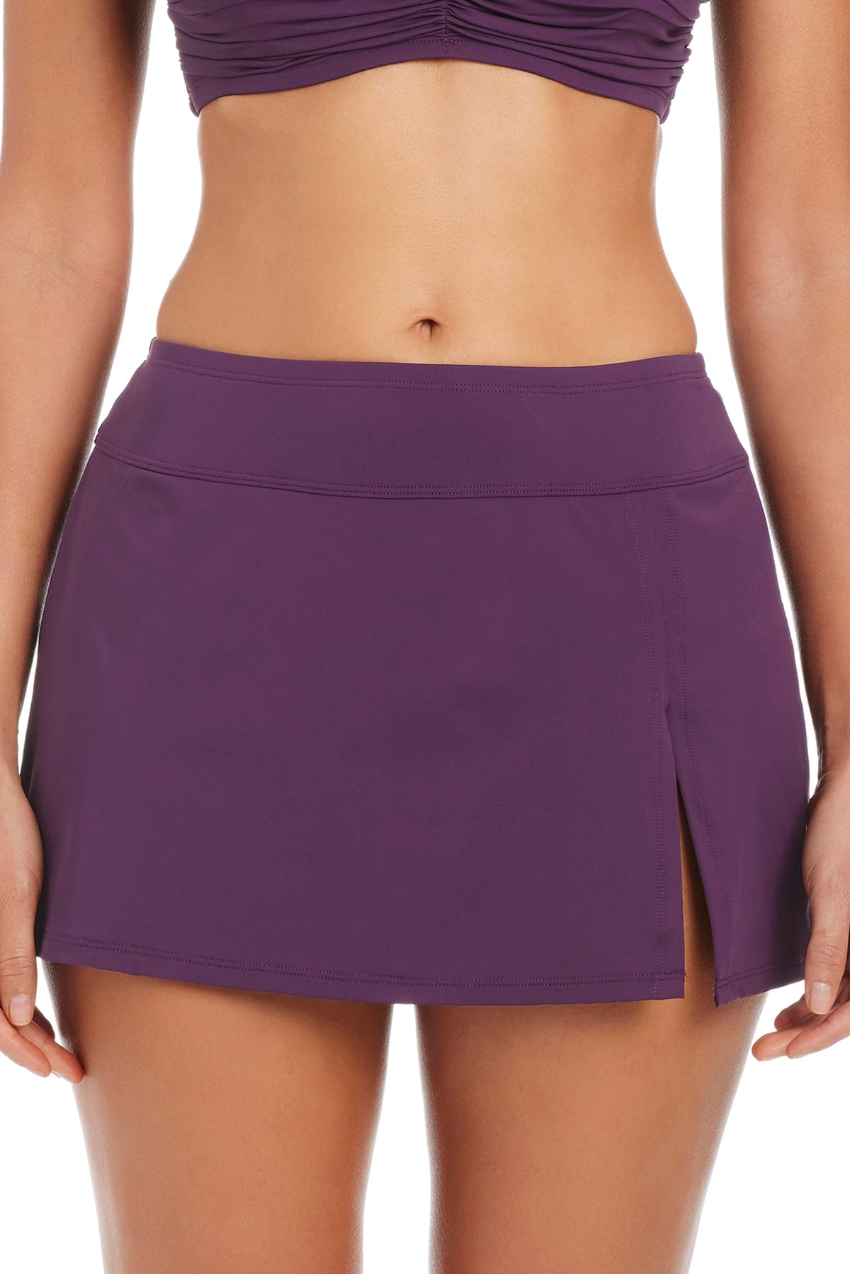 The Kore High-Waisted Grenache Skirted Bottom
