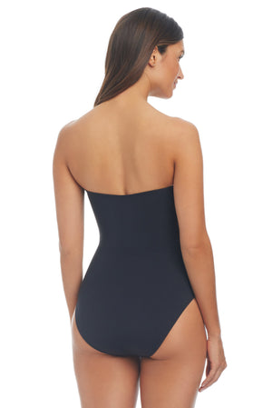 Women's Kore Twist Bandeau Premium One-Piece Swimsuit