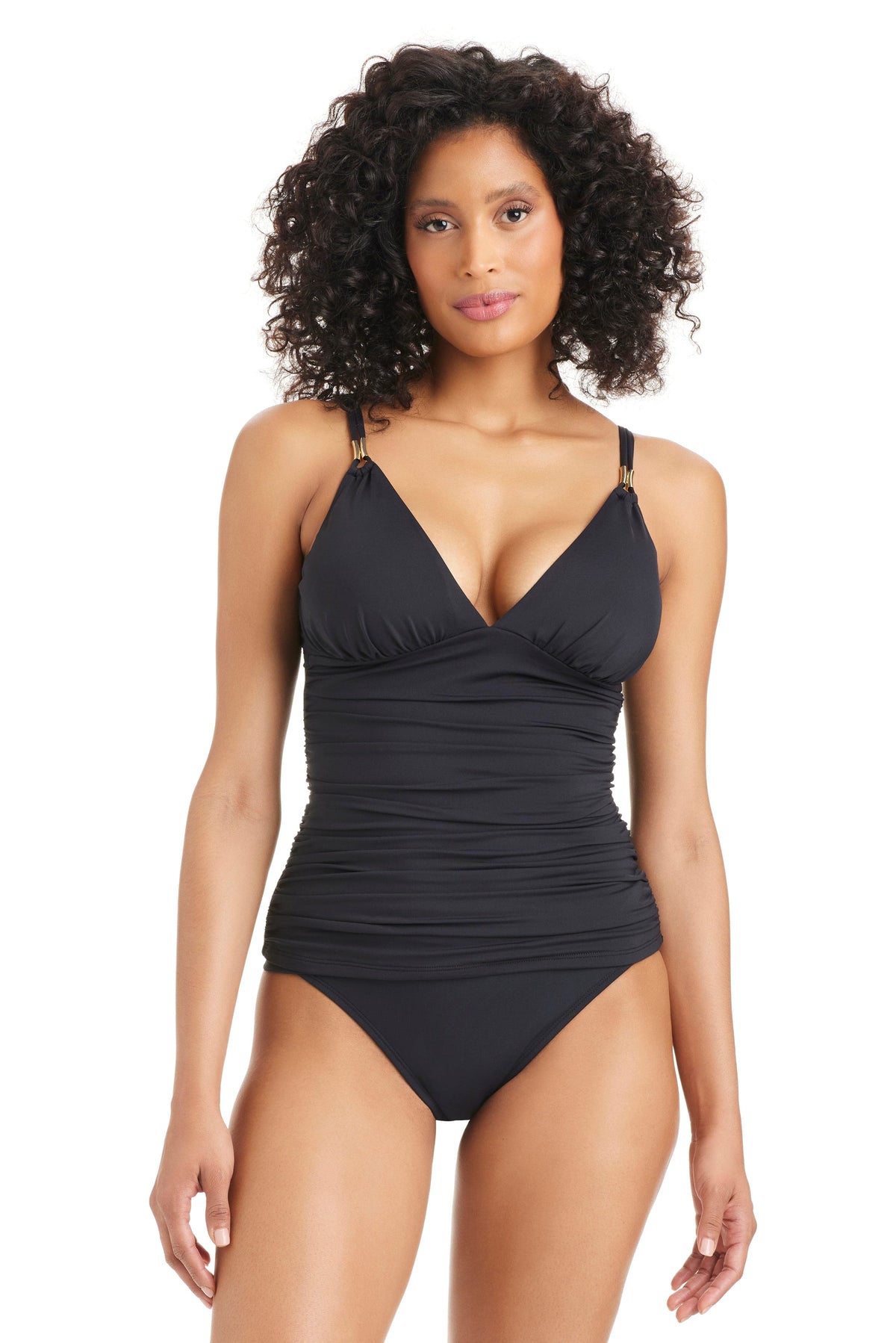 Bleu Rod The Kore Collection Tankini swimsuit top in vibrant color, featuring supportive straps and a stylish design.