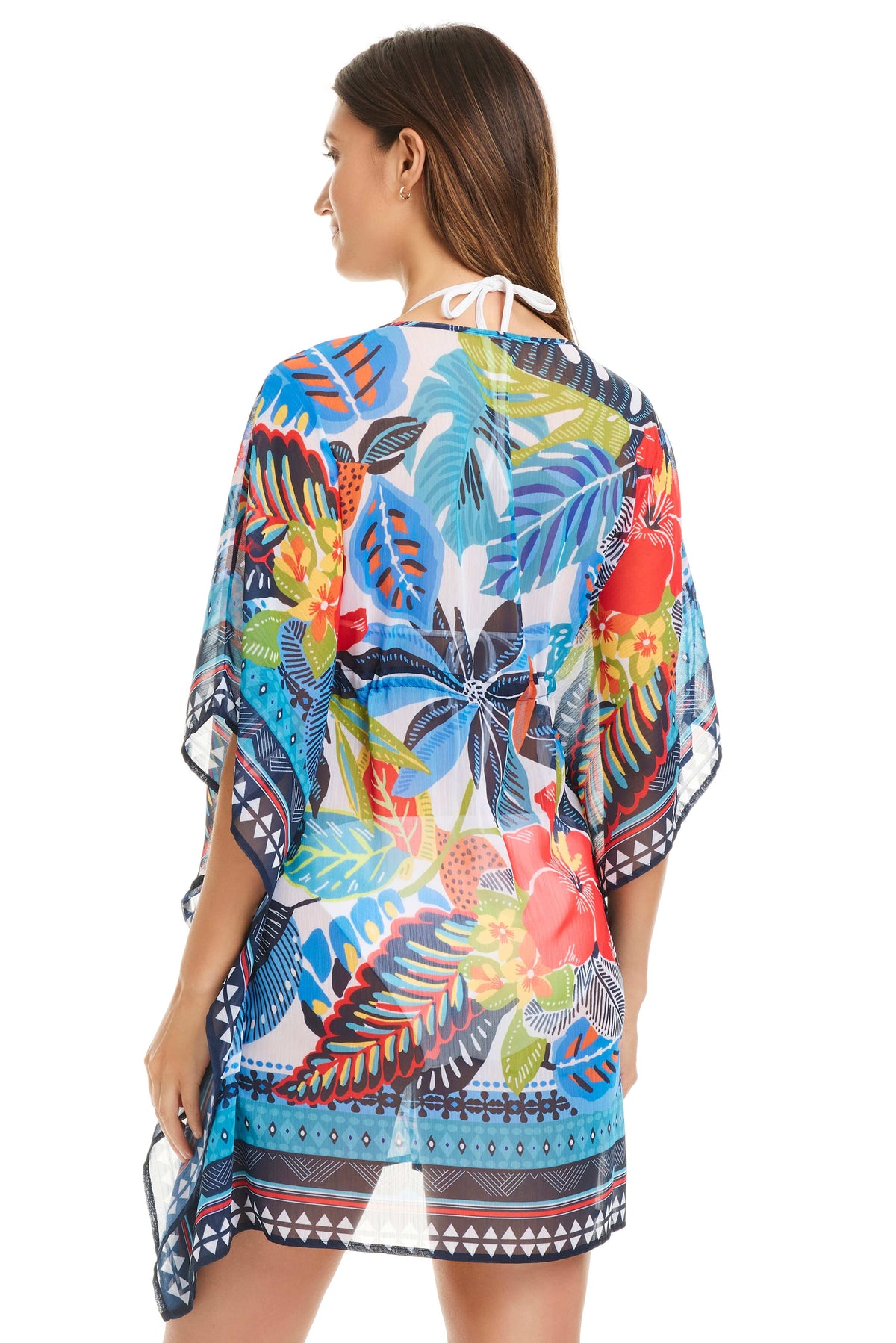 The Living Is Easy Caftan Cover Up - Bleu Rod Beattie
