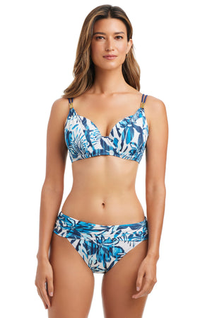 Turning Tides Underwire D-DD Cup Bikini Top - Bleu Rod Beattie