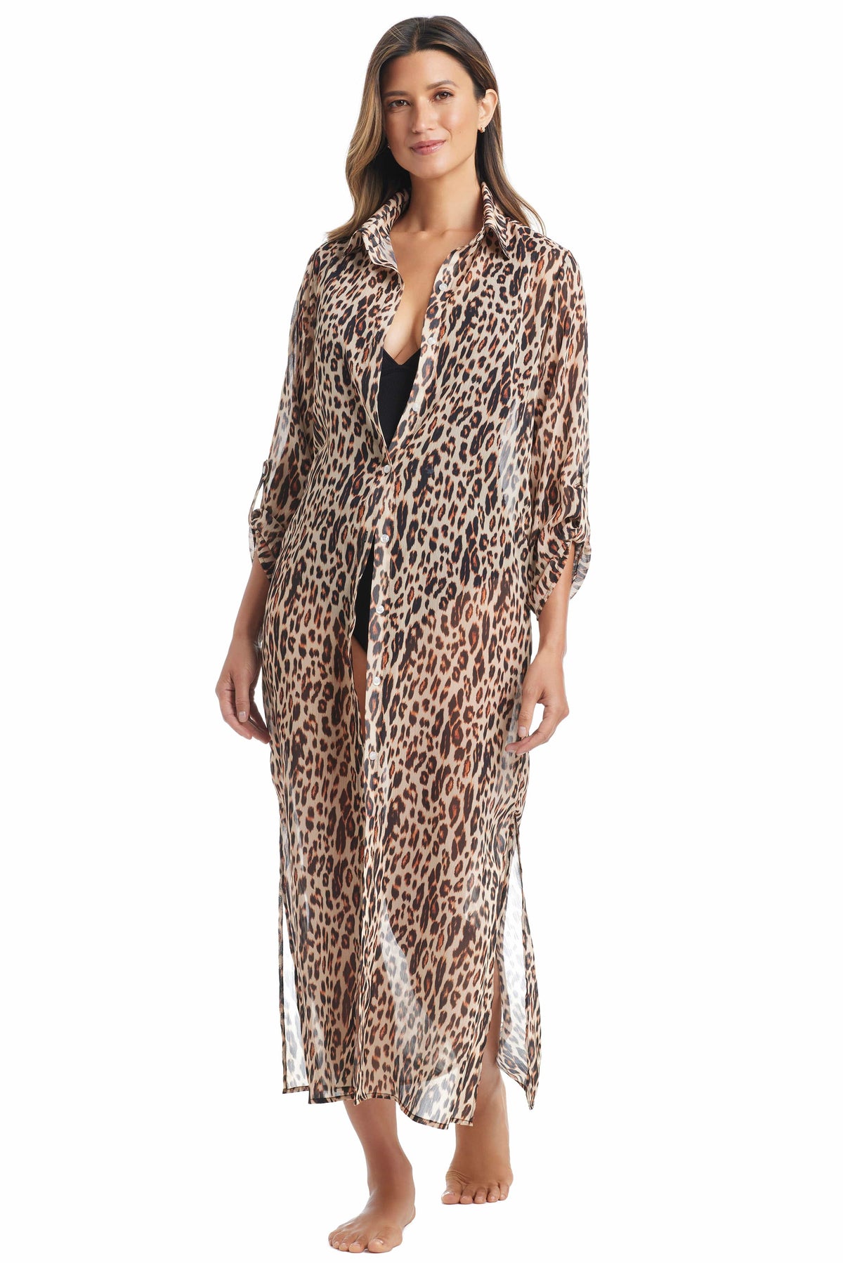 What's In The Mix Shirt Cover Up - Bleu Rod Beattie