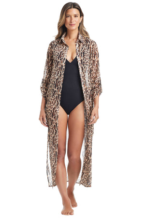 What's In The Mix Shirt Cover Up - Bleu Rod Beattie