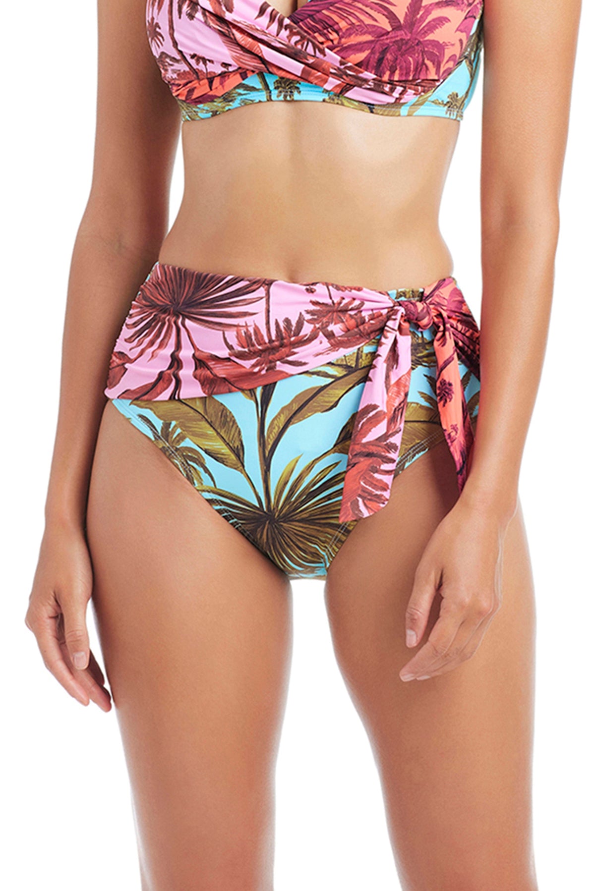 White Lotus High Waist Bikini Bottom