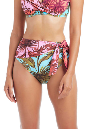 White Lotus High Waist Bikini Bottom