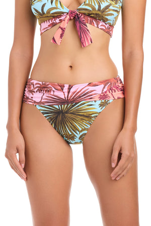 White Lotus Sarong Hipster Bikini Bottom