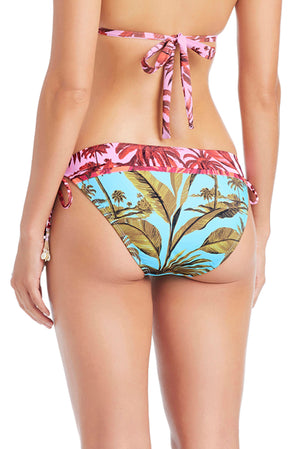 White Lotus Tie Side Hipster Bikini Bottom