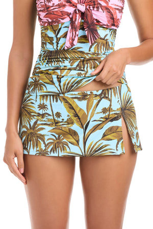 White Lotus Skirted Bikini Bottom