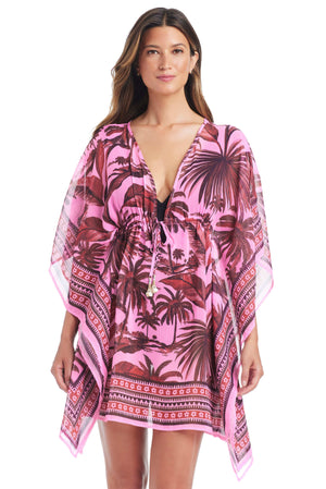 White Lotus Caftan Coverup