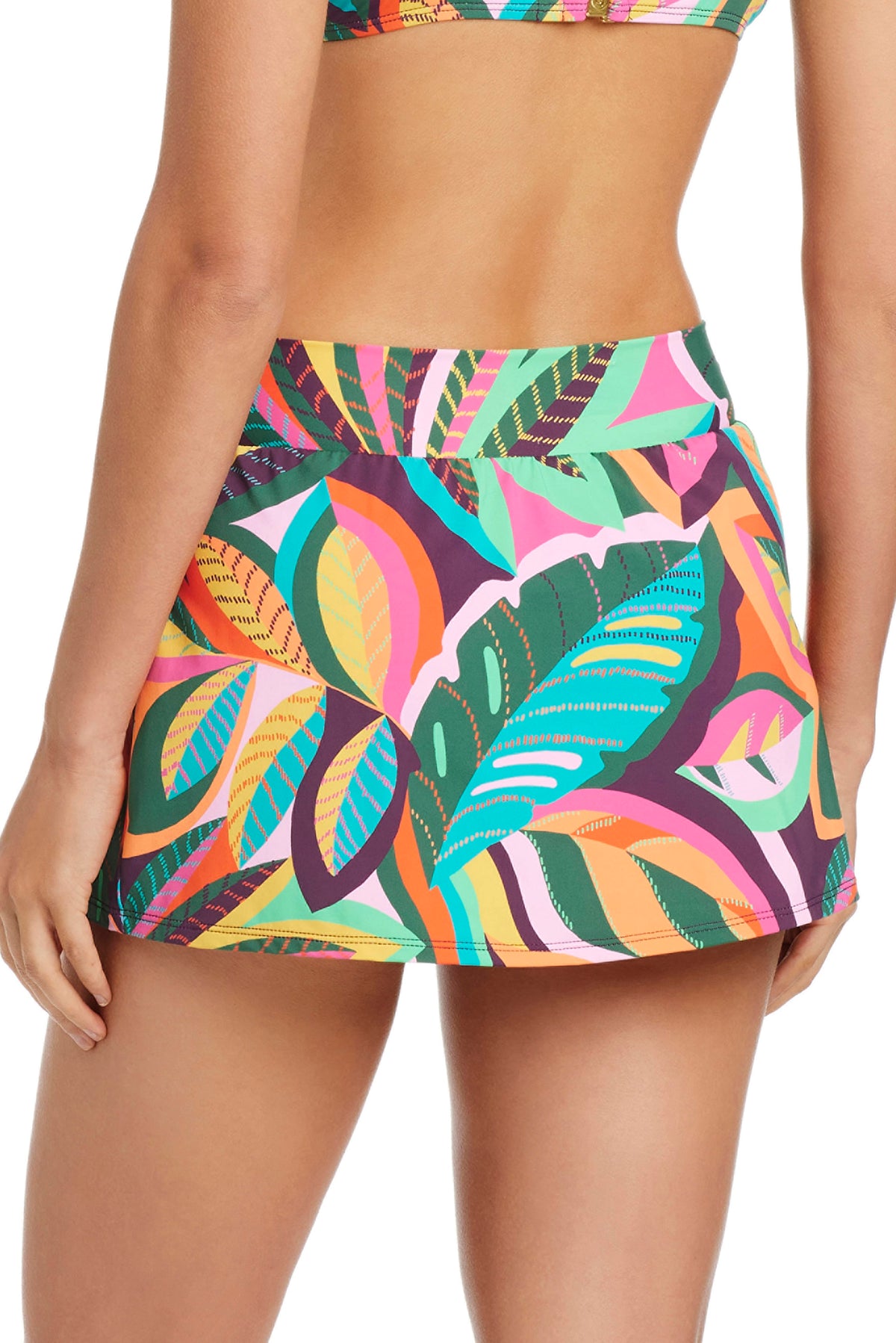 Wild And Free Draped Skirted Hipster Bikini Bottom