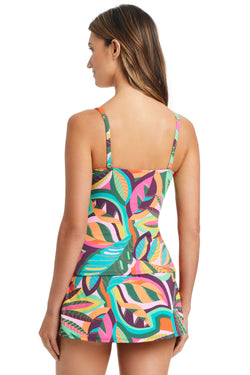 Wild And Free Ring Detail Tankini Top