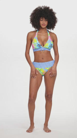 Let's Get Away Tall Triangle Bikini Top