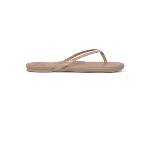 The Indie Patent Strap Sandal In Nude