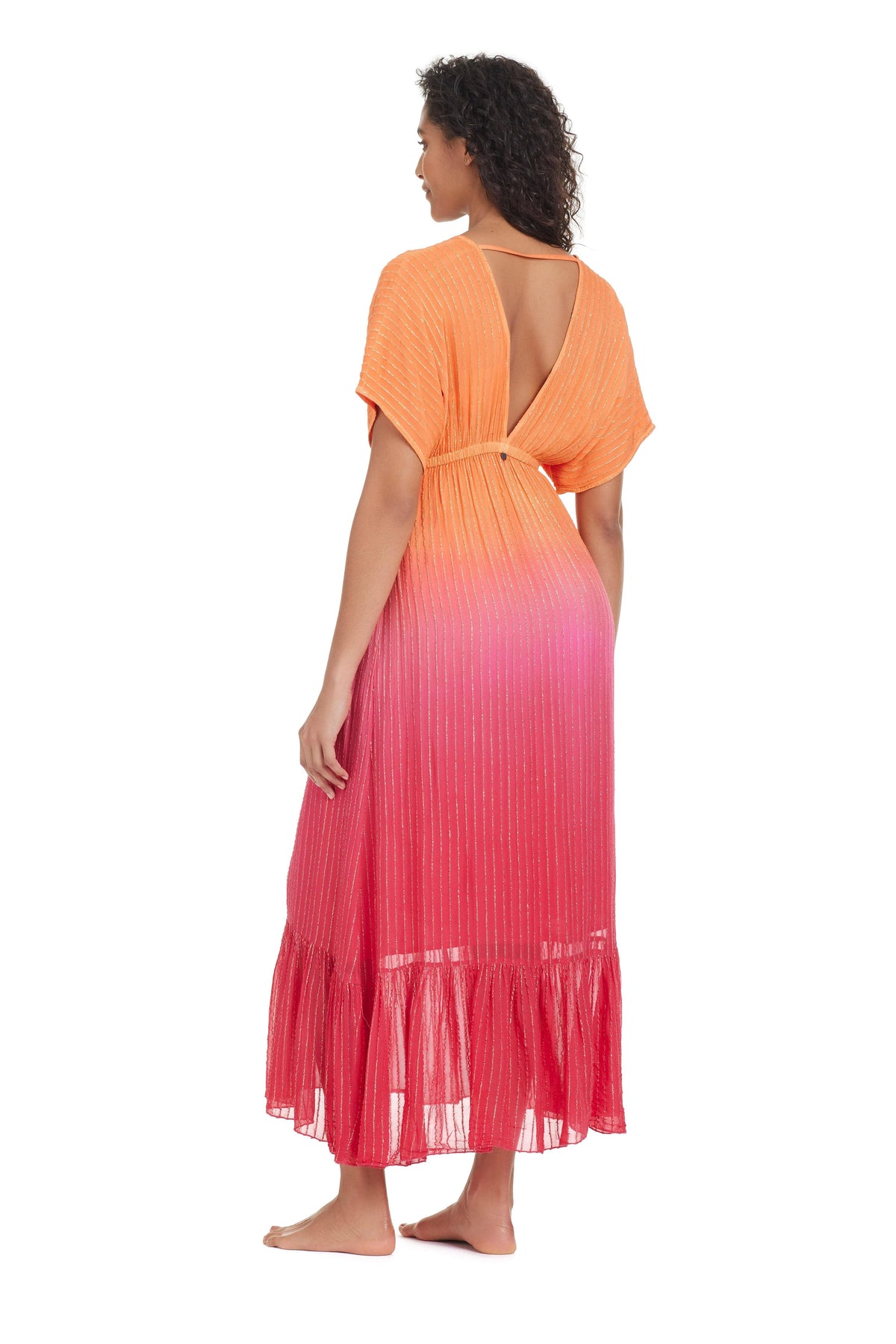 The New Ombre Maxi Dress in Sunset Blush - Bleu Rod Beattie